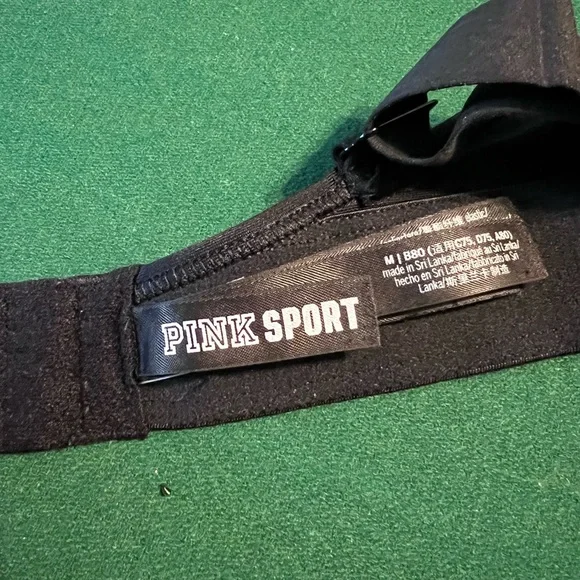 Victoria’s Secret Pink Medium Black mesh Sports Bra - Picture 6 of 7